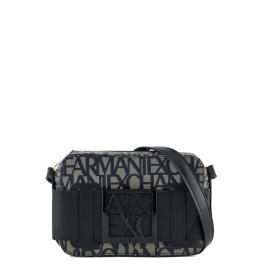 Armani Exchange Camera Case logata con fibbia Beige Nero - 1