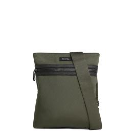 Calvin Klein Tracolla CK Essential Flatpack Dark Olive - 1