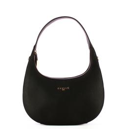 Gaëlle Hobo Bag in similpelle saffiano Nero - 1