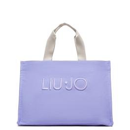 Liu Jo Shoppig Bag con logo Glicine - 1