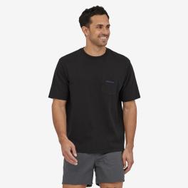 Patagonia T-Shirt Boardshirt Logo Pocket Responsibili-Tee® Ink Black - 1