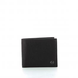 Wallet with removable ID holder Black Square-TESTA/MORO-UN