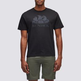 SUND T-Shirt New Simeon con logo Black - 1