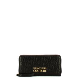 Versace Jeans Couture Portafoglio Thelma Soft Zip Around Black - 1