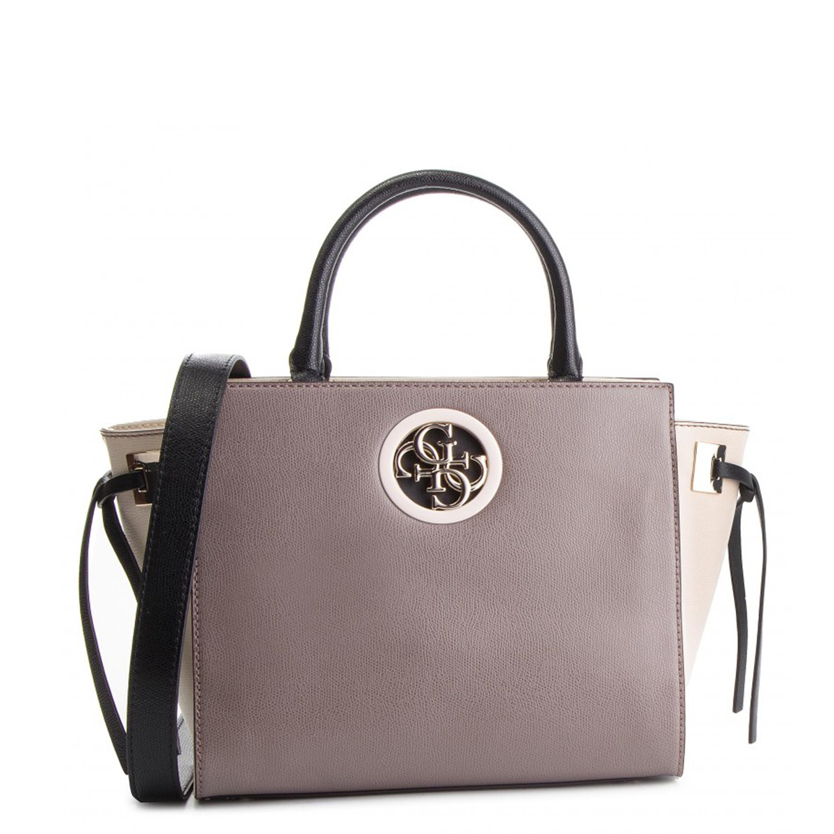Guess LORELEI MINI SATCHEL - Borsa a mano - bone/bianco Guess LORELEI MINI SATCHEL - Borsa a mano - bone/bianco