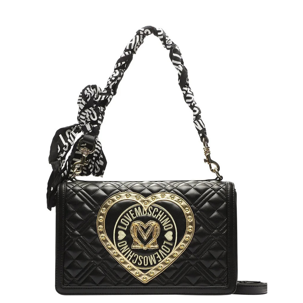 Borsa trapuntata con catenella nera Colore Nero - HOUSE - 5728P-99X Borsa trapuntata con catenella nera Colore Nero - HOUSE - 5728P-99X
