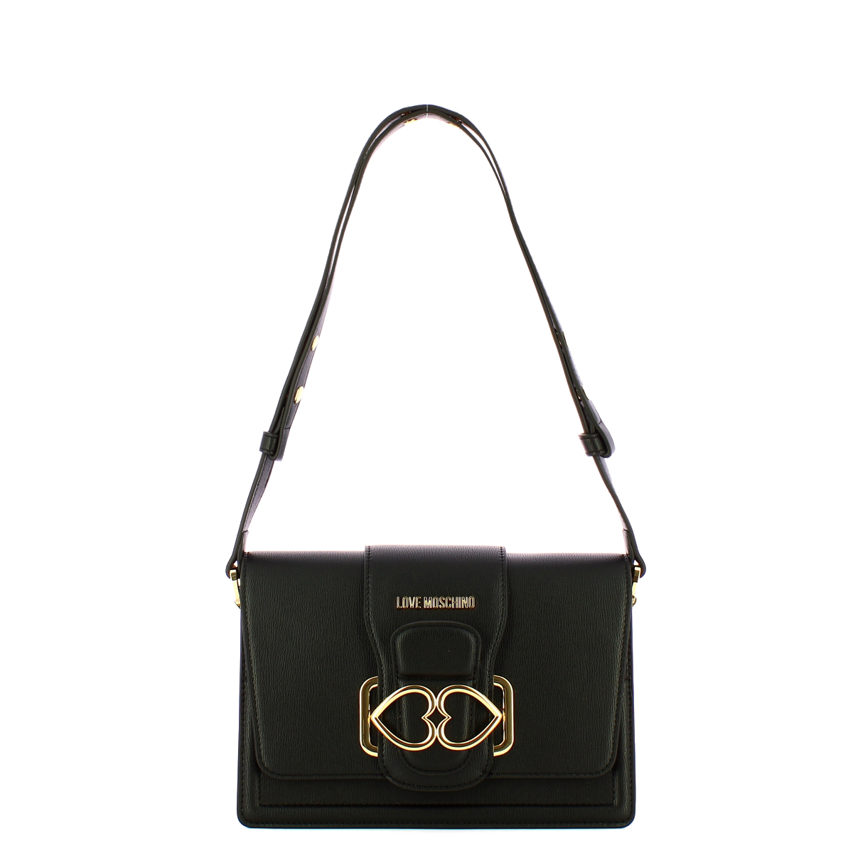 Love Moschino Borsa A Spalla, BORSA A SPALLA Donna, Nero, Taglia Unica - 7