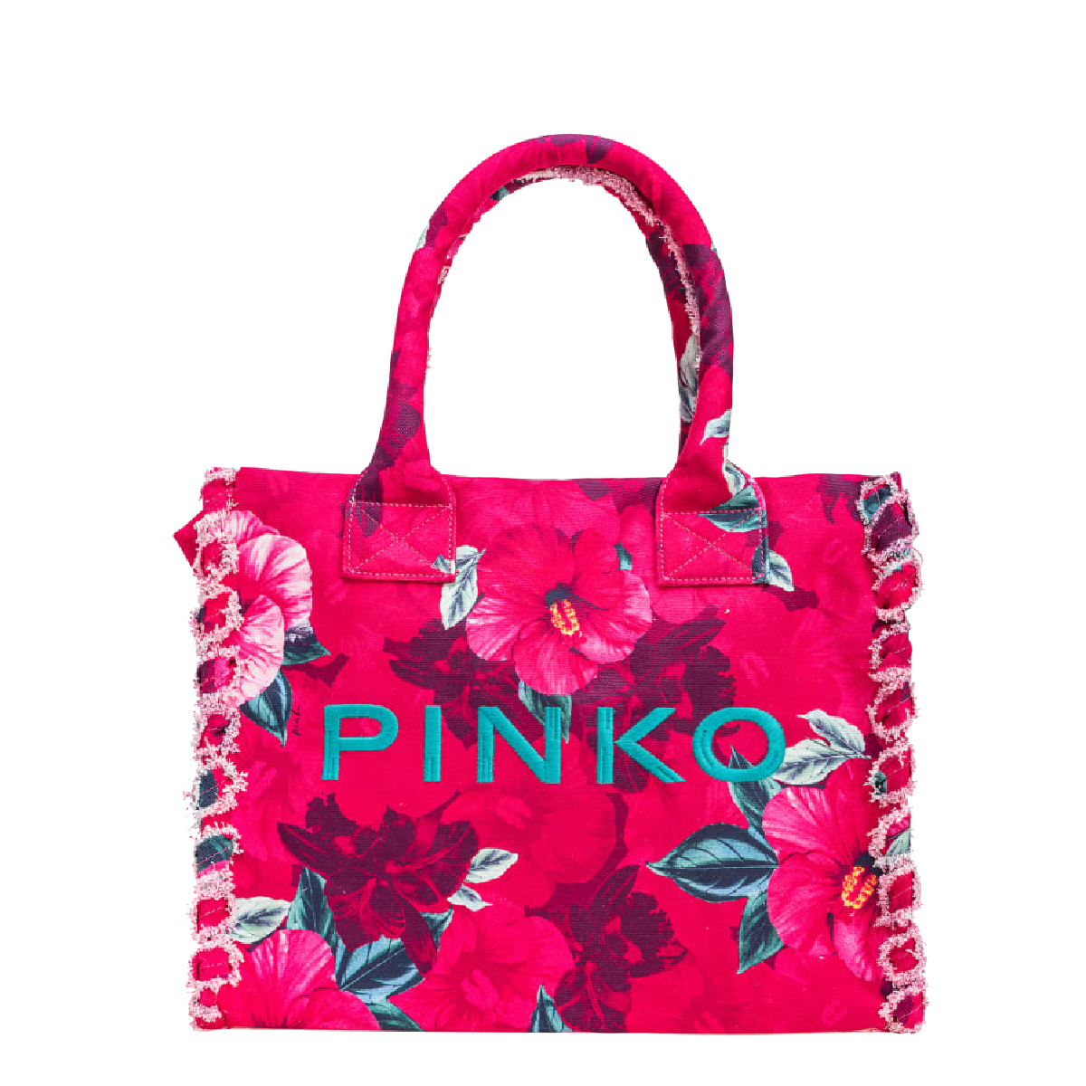 Borsa Shopping Pinko Beach – Canvas Riciclato, Tinta Unita, Spaziosa E Pratica