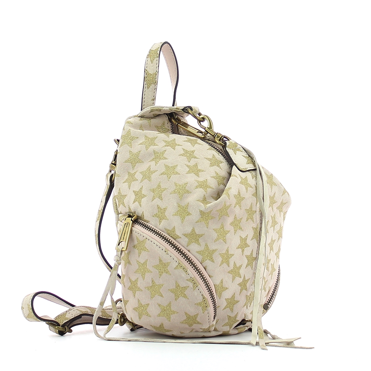 Women\'s Rebecca Minkoff Julian Mini Metallic Backpack Gold Rebecca Minkoff Julian Backpack | Nordstrom main image 2