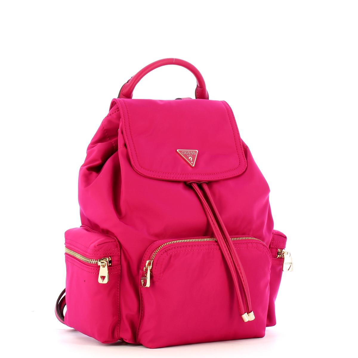 GUESS Women\'s magenta and baby pink Backpack Guess Girls Pink Logo Backpack | Junior Couture USA main image 2