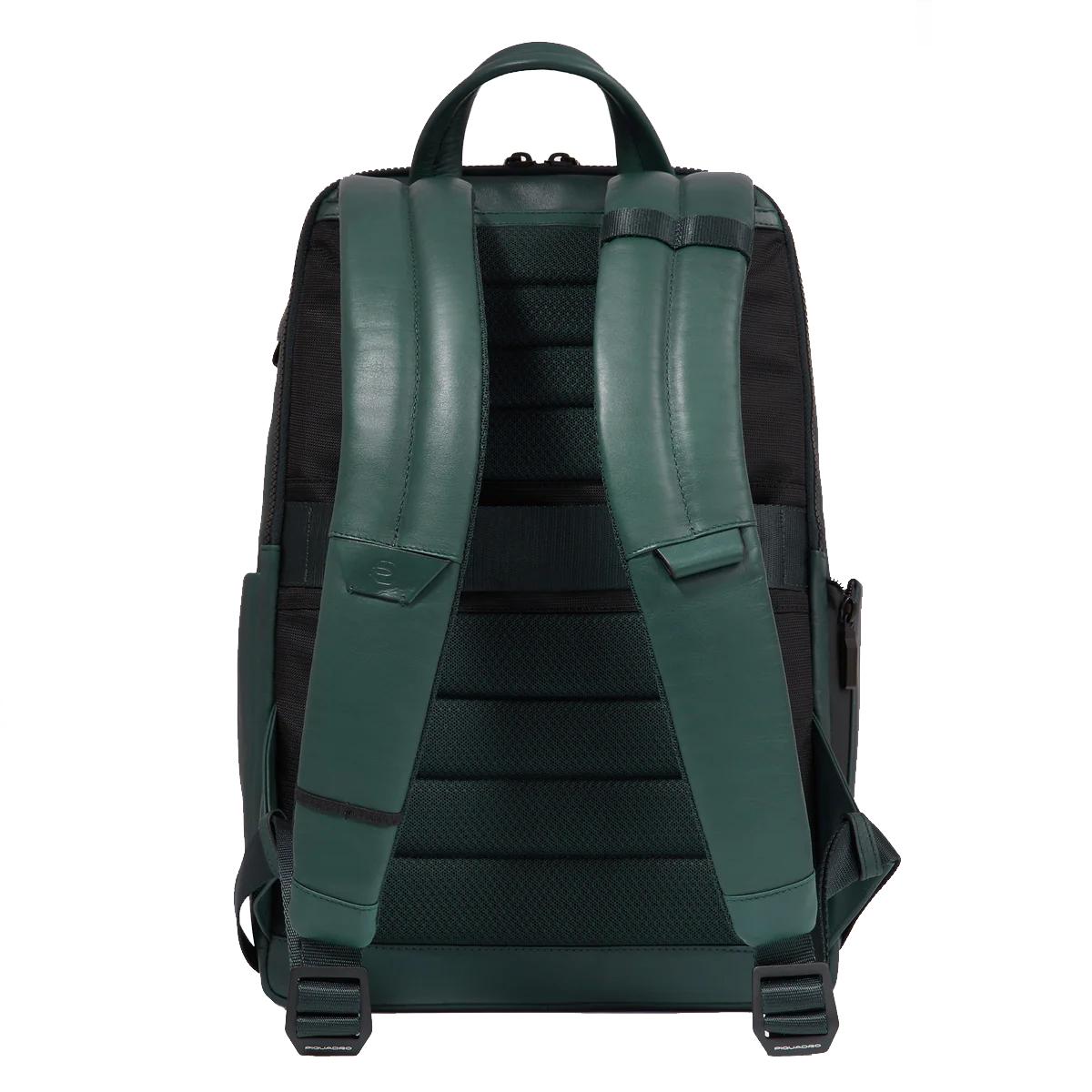 Zaino In Canapa Verde Oliva 100% – Fatto A Mano In Nepal, Porta Laptop 13''