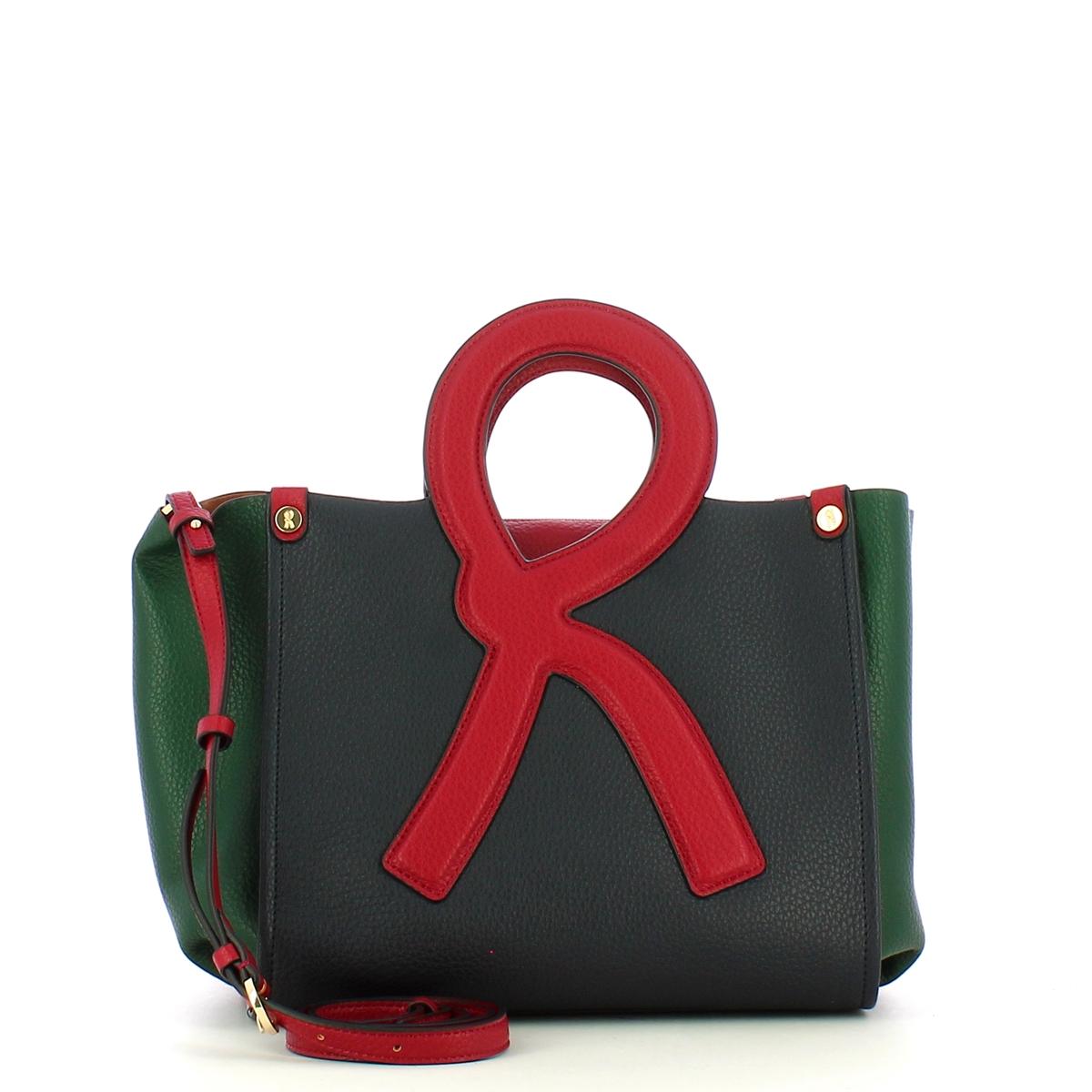 Sac Cabas ROBERTA DI CAMERINO En Cuir Noir - Sac à Main épaule Femme Occasion