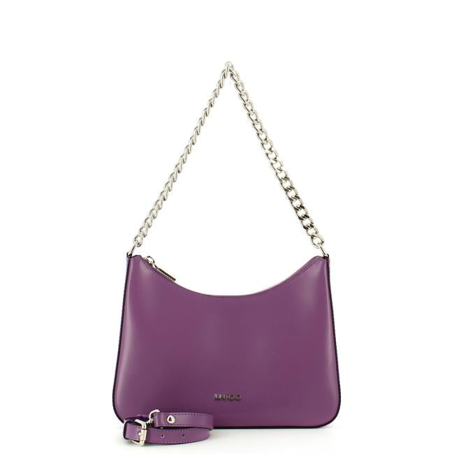 Iuntoo Borsa a spalla Media Soave Lilla - 4