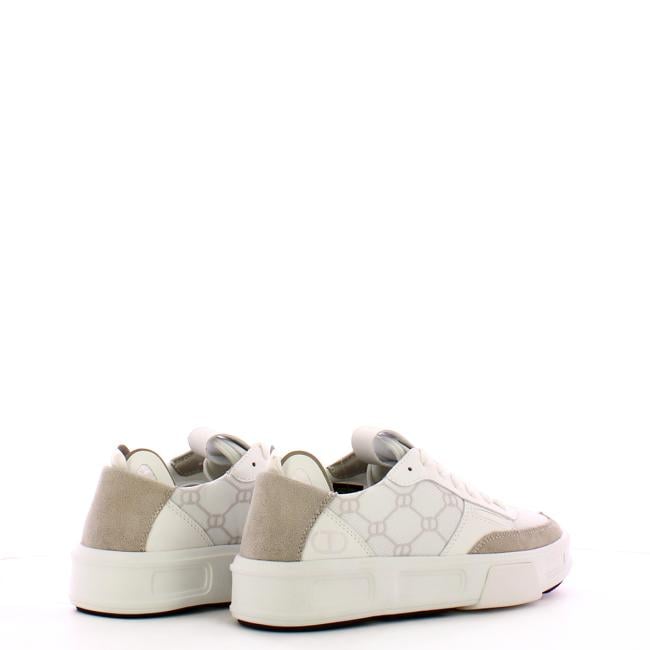 Sneakers Fessura con inserti a contrasto Bianco Ottico