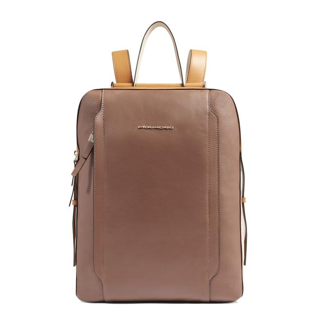 Circle 14" Marrone Beige Laptop Backpack-1