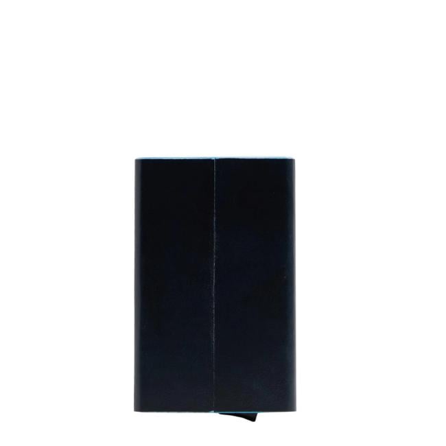 Card Holder with Sliding System Blue Square