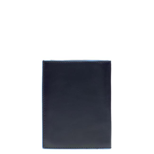 Portafoglio uomo verticale Blue Square Blu2