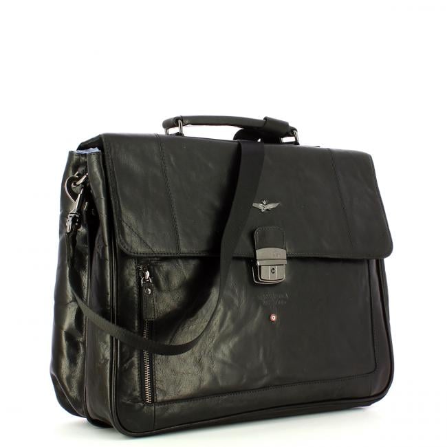 Aeronautica Militare Cartella Porta PC in pelle - 2