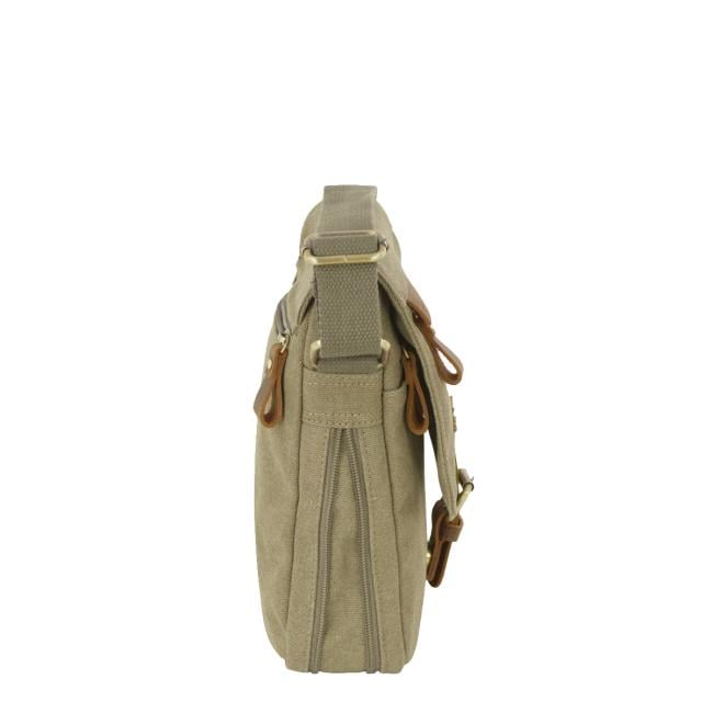 Aeronautica Militare Tracolla Canvas Verde - 2