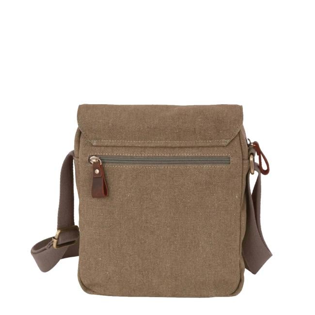 Aeronautica Militare Tracolla Canvas grande Verde - 3