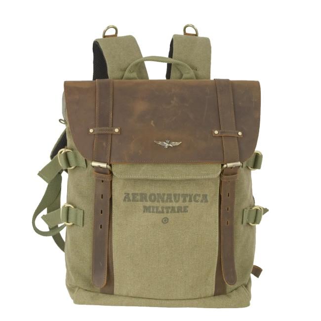 Aeronautica Militare Zaino Canvas Verde - 2