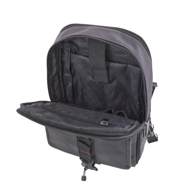 Aeronautica Militare Monospalla Typhoon convertibile Grigio Nero - 4