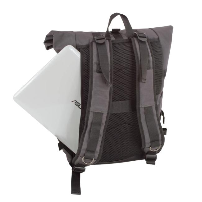 Aeronautica Militare Zaino Typhoon Roll-Up Grigio Nero - 2