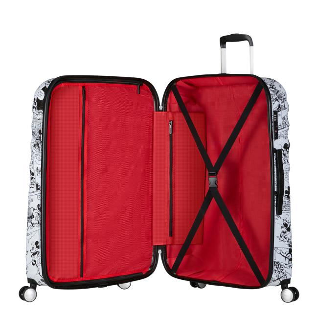 American Tourister Valigia Trolley Grande Wavebreaker 77 cm Minnie Comics White - 5