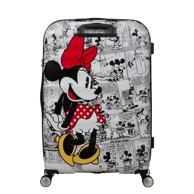 American Tourister Valigia Trolley Grande Wavebreaker 77 cm Minnie Comics White - 6
