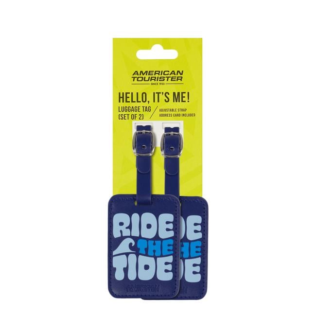 American Tourister TA Luggage graphic tags Ride The Tide - 1