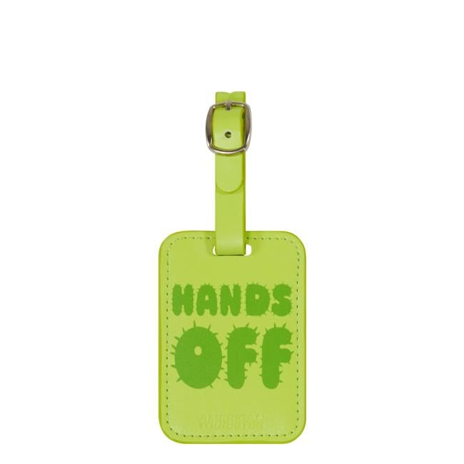 American Tourister TA Luggage graphic tags Hands Off - 2