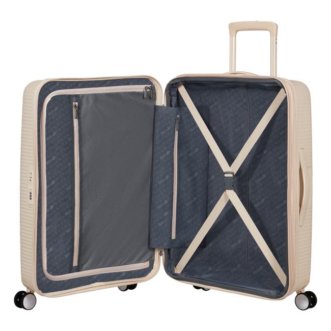 American Tourister Trolley Medio Espandibile Soundbox 67 cm Coconut Sand - 6