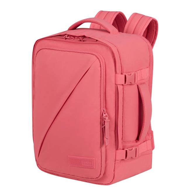 American Tourister Zaino Porta PC Take2Cabin Puff Pink Glitch - 2