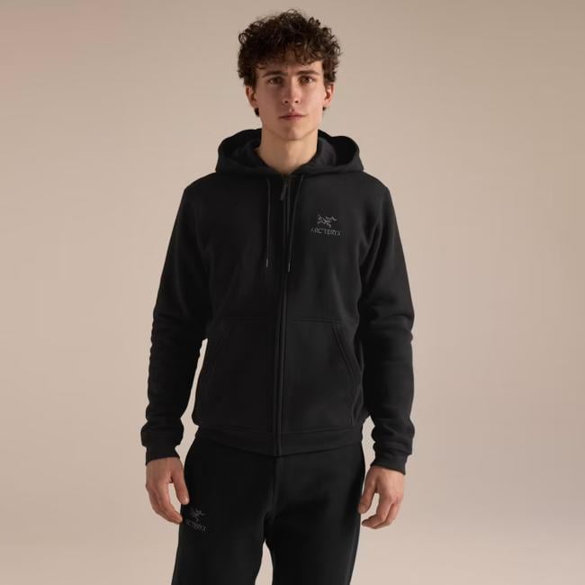 Arc'Teryx Felpa Emblem full zip Black - 2