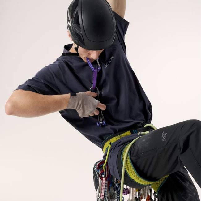 Arc'Teryx T-Shirt Kragg SUPIMA® Blurred Bird Black Sapphire - 3