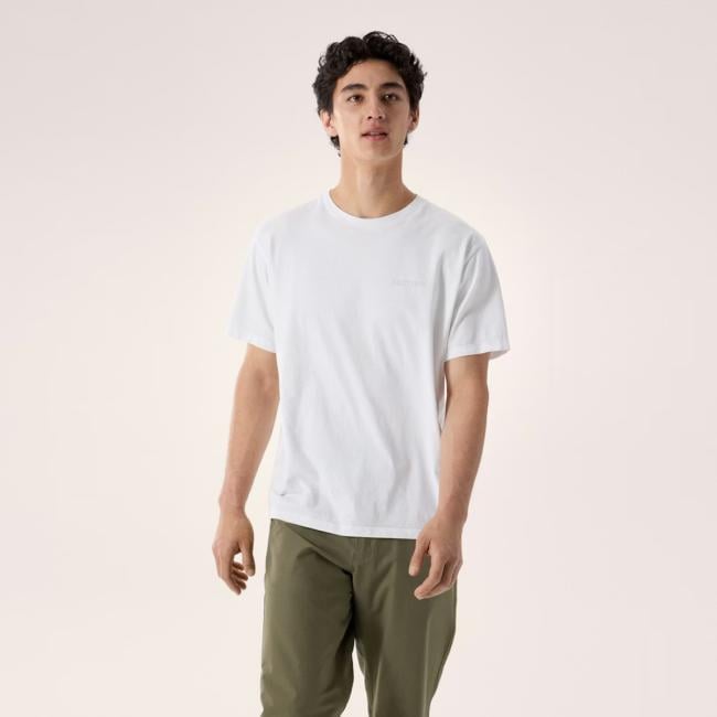 Arc'Teryx T-Shirt Kragg SUPIMA® Blurred Bird White Light Atmos - 2