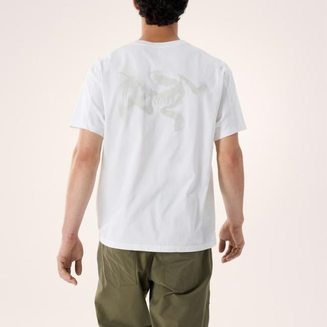 Arc'Teryx T-Shirt Kragg SUPIMA® Blurred Bird White Light Atmos - 4