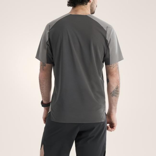 Arc'Teryx T-Shirt Norvan Downword Logo Void Cloud - 5