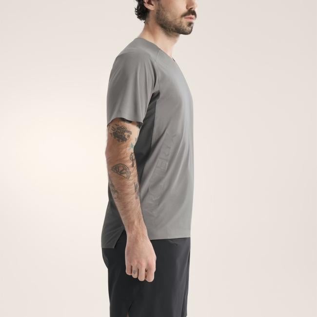 Arc'Teryx T-Shirt Norvan Downword Logo Void Cloud - 6