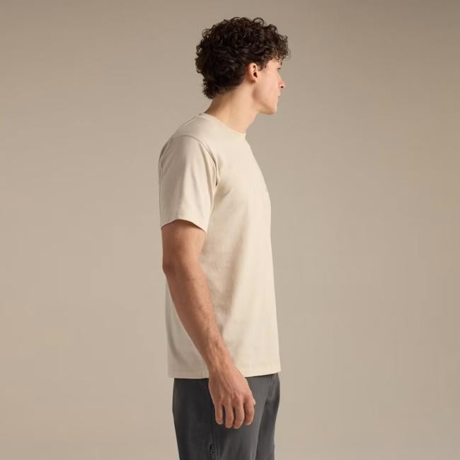 Arc'Teryx T-Shirt Kragg Bird Word SS 24K Sea Salt Mongoose - 3