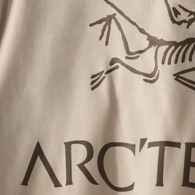 Arc'Teryx T-Shirt Kragg Bird Word SS 24K Sea Salt Mongoose - 5