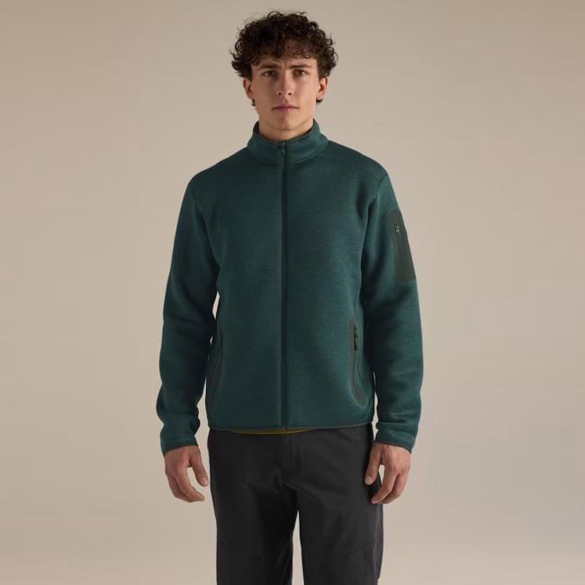 Arc'Teryx Cardigan Covert Dark Jade Heather - 2