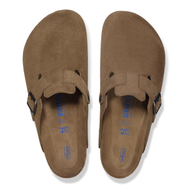 Birkenstock Sabot Boston suede Dark Tea - 5