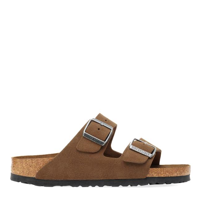 Birkenstock Sandali Arizona Suede Dark Tea - 1