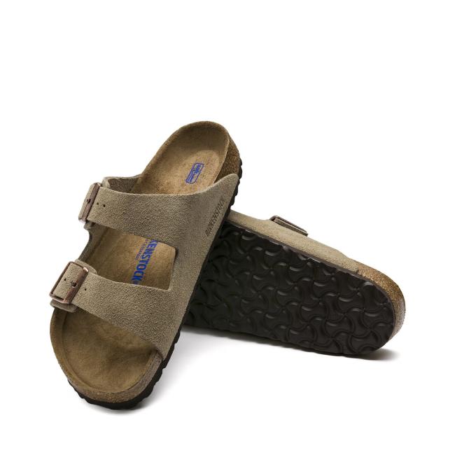 BIRK Sandali Arizona Suede Taupe - 6