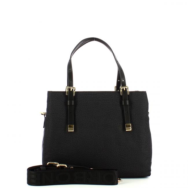 Borbonese Borsa a mano Small Jet Nero - 4