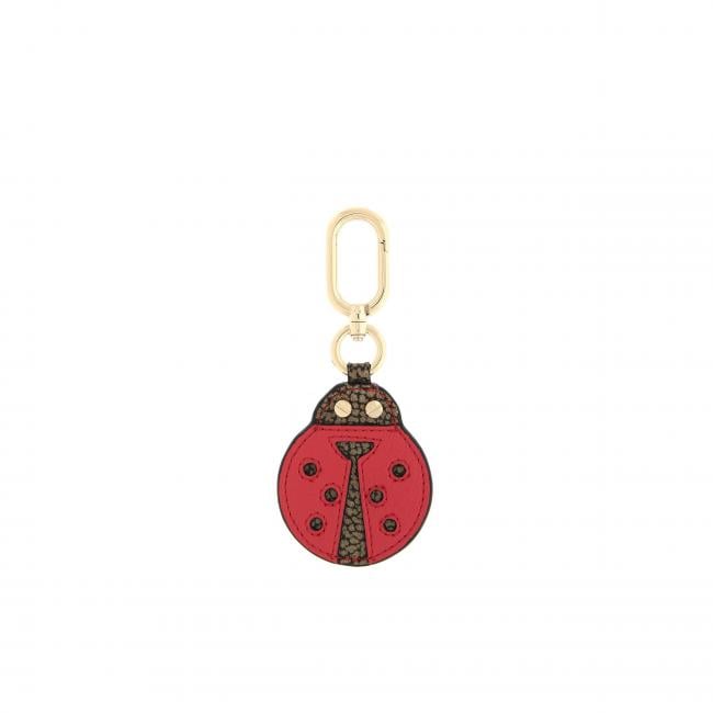 Borbonese Portachiavi Coccinelle OP Naturale Rosso Corallo - 1
