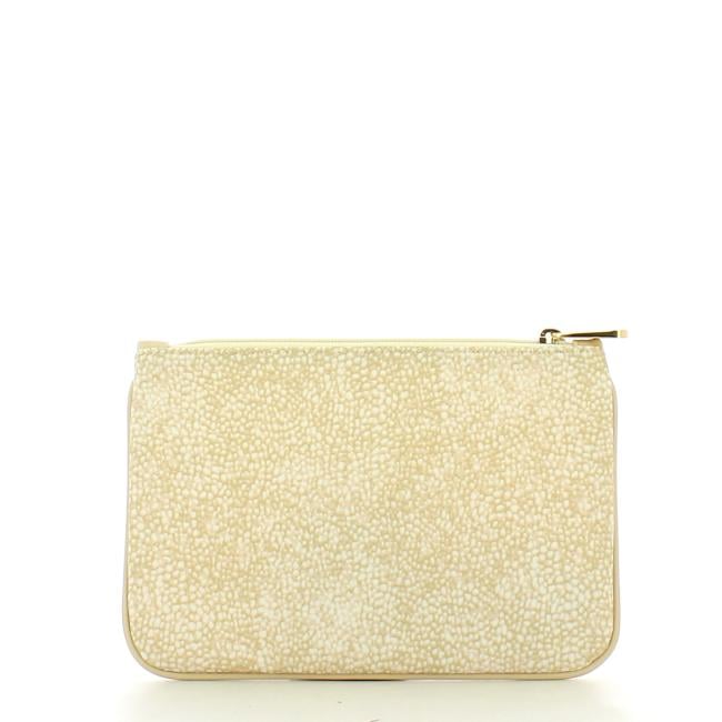 Borbonese Bustina piatta Porta Documenti Beige - 3