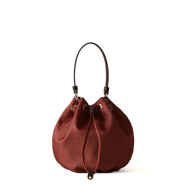 Borbonese Secchiello Small in Nylon Riciclato Tabasco - 1
