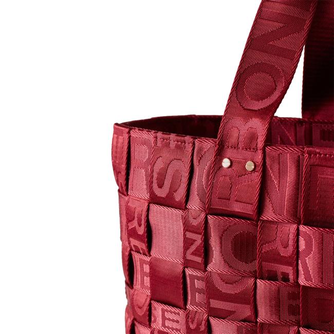 Borbonese Shopper Strapcycle Large Borgogna - 4